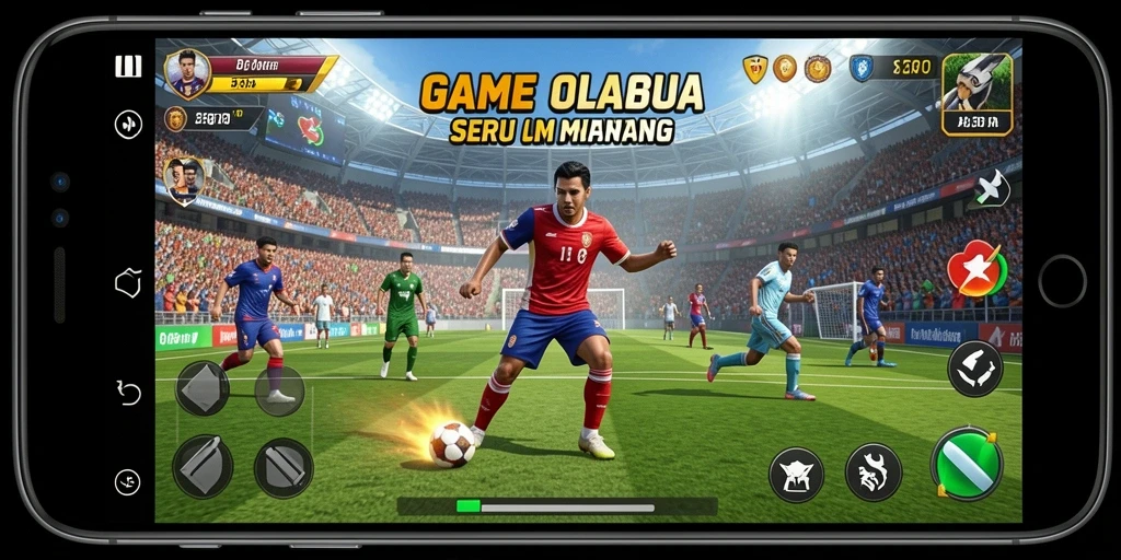 Tampilan gameplay menarik dari 55RP yang penuh aksi olahraga.