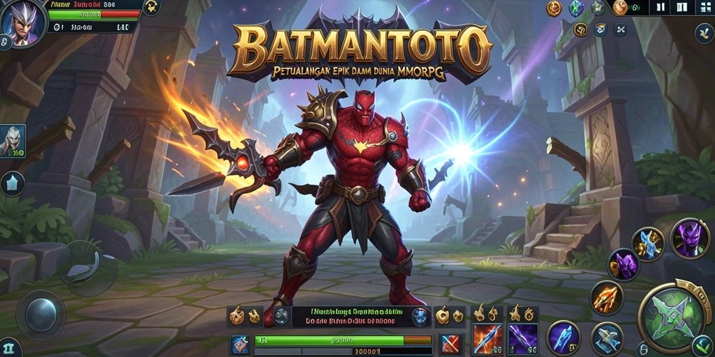 Gambaran gameplay epik dari BATMANTOTO dalam dunia MMORPG.