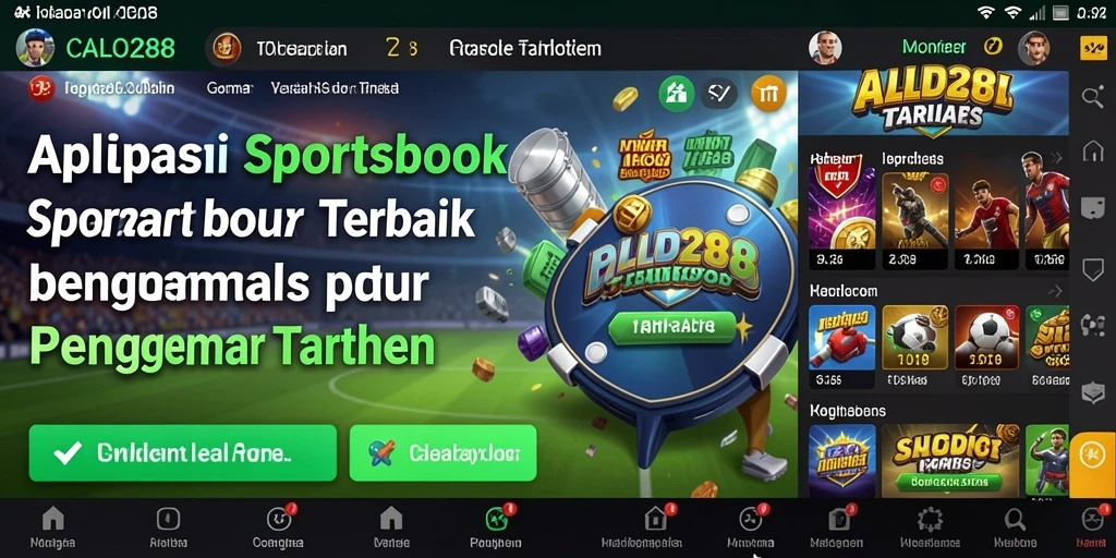 Tampilan menarik dari gameplay Sportsbook di CALO288.