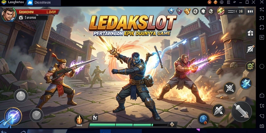 Tampilan seru dari gameplay Fighting di LEDAKSLOT.