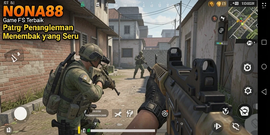 Tangkapan layar menampilkan aksi seru dalam gameplay NONA88.