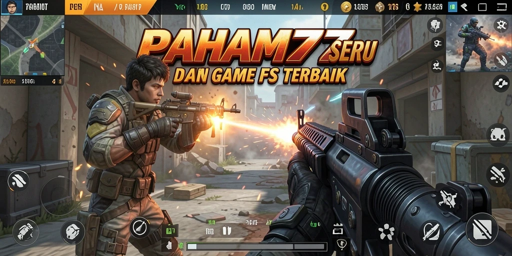Tampilan gameplay seru PAHAM777 dengan aksi tembak-menembak yang mendebarkan.