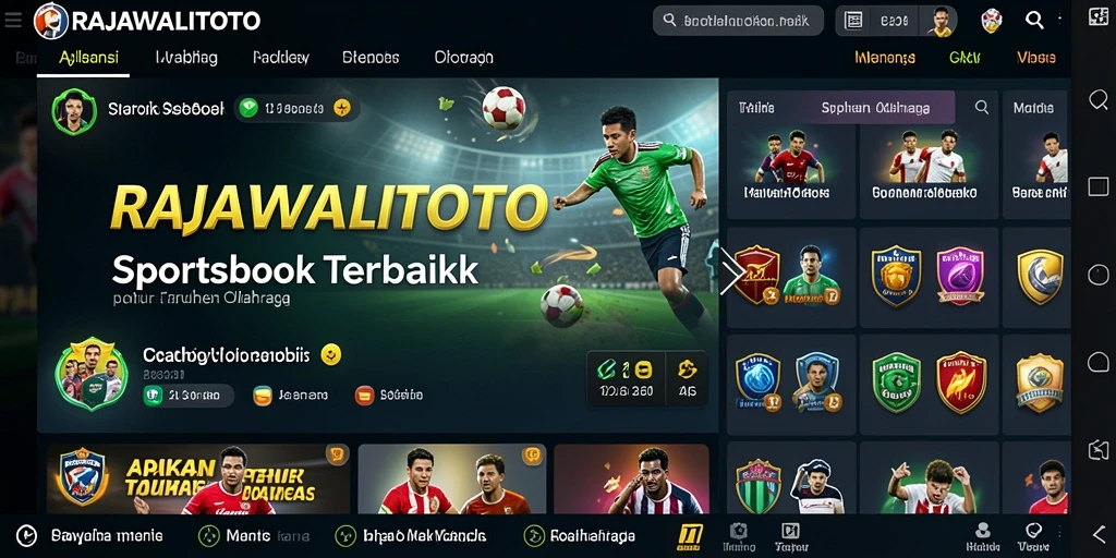 Tampilan menarik dari gameplay RAJAWALITOTO dalam taruhan olahraga.
