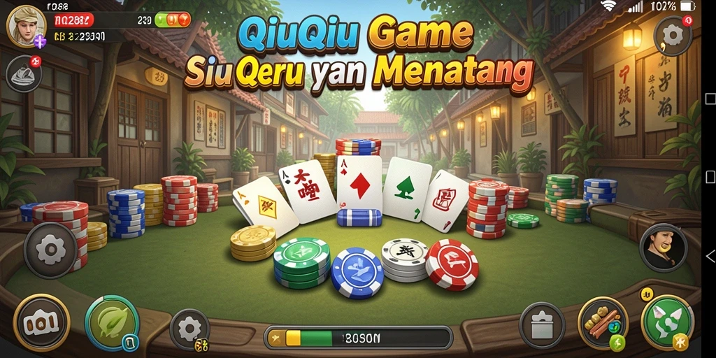 Gameplay QiuQiu yang seru dan penuh tantangan.